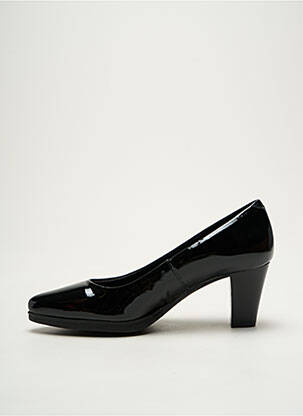 Escarpins matière lisse talon de 4 à 6cm noir KARSTON femme