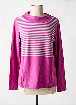 T-shirt manches longues manches longues violet TOP SECRET femme