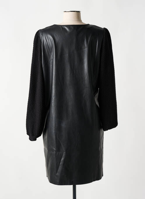 Robe courte manches longues manches longues noir K-DESIGN femme