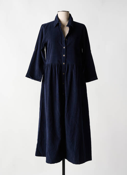 Robe longue bleu ORIENTIQUE NATURALLY pour femme
