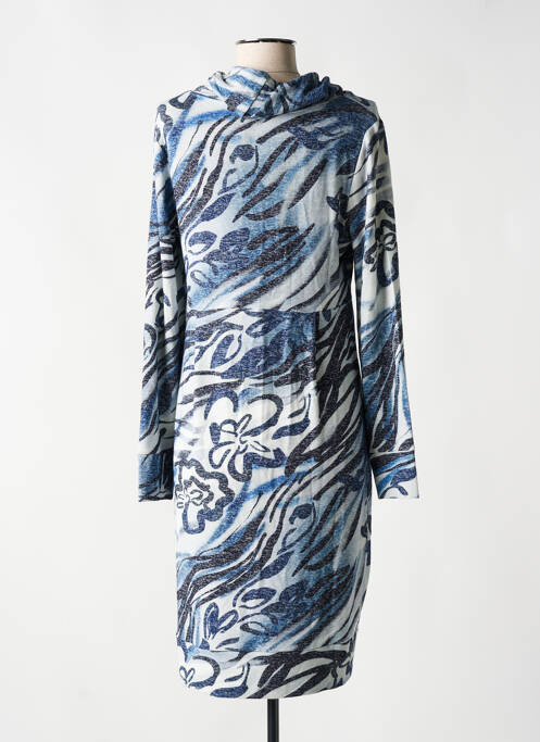 Robe mi-longue bleu DOLCEZZA pour femme