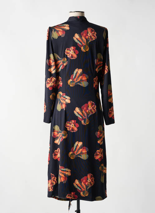 Robe mi-longue noir K-DESIGN pour femme