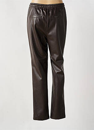 Jogging slim taille normale marron YEST femme