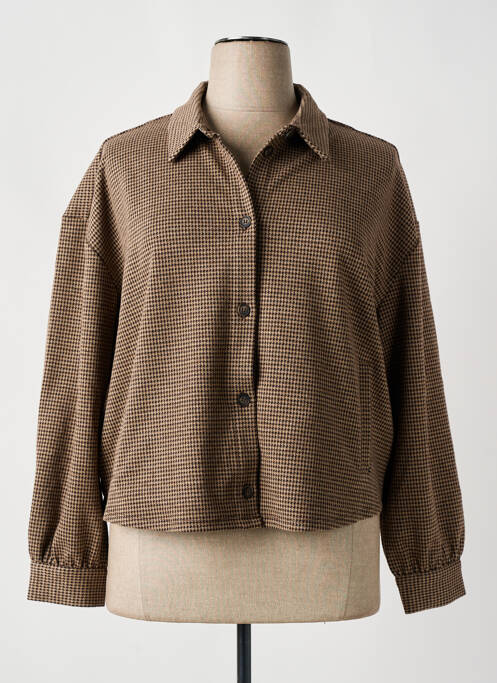 Blouson marron YEST pour femme