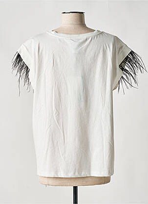 T-shirt coupe droite manches courtes beige EIGHT femme