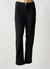 Pantalon slim noir LAUREN VIDAL pour femme seconde vue
