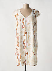 Robe mi-longue blanc LA FEE MARABOUTEE pour femme seconde vue