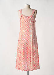 Robe mi-longue orange AGATHE & LOUISE pour femme seconde vue