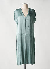Robe mi-longue vert LAUREN VIDAL pour femme seconde vue