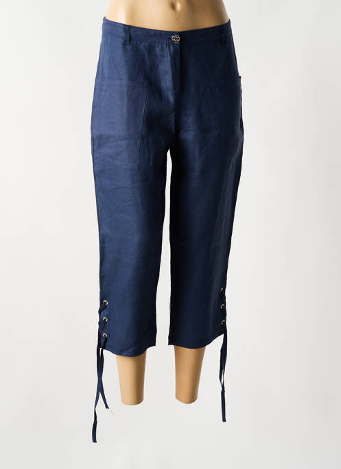Pantacourt bleu MALOKA pour femme