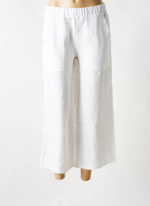 Pantalon 7/8 blanc MALOKA pour femme