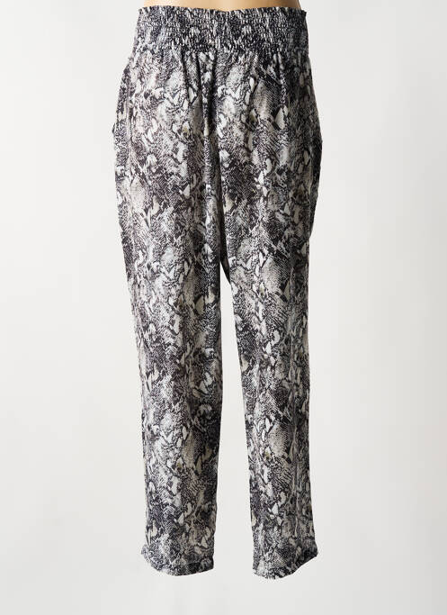 Pantalon droit gris LAUREN VIDAL pour femme