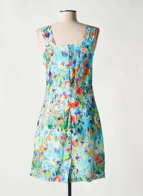 Robe mi-longue bleu MALOKA pour femme