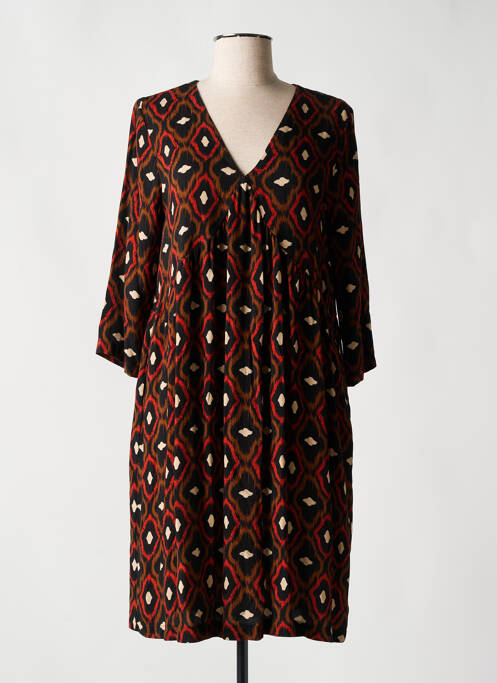 Robe mi-longue noir LA FÉE ATELIER BY LA FÉE MARABOUTÉE pour femme