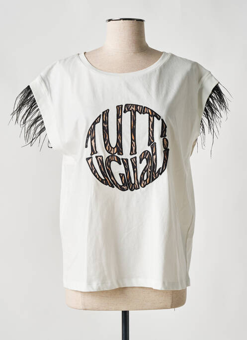 T-shirt beige EIGHT pour femme