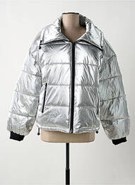 Doudoune poches sans capuche argent NAIIF femme