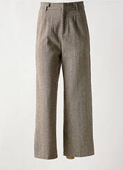 Pantalon droit marron KEZY pour femme seconde vue