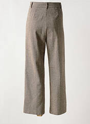 Pantalon droit marron KEZY pour femme seconde vue
