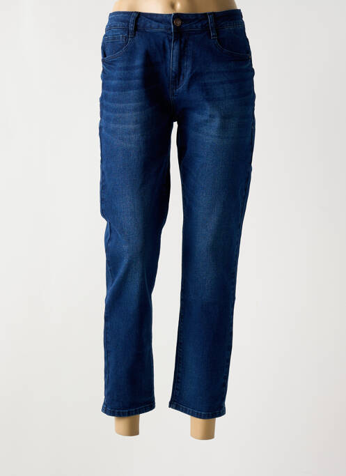 Jeans coupe slim bleu NINA CARTER pour femme