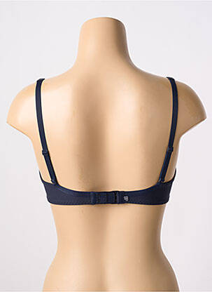 Soutien-gorge effet matière satinée haut soutien-gorge emboitant bleu SIMONE PERELE femme