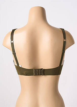 Soutien-gorge effet matière satinée haut soutien-gorge emboitant vert CHANTAL THOMASS femme