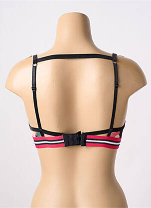 Soutien-gorge effet matière satinée haut bandeau noir CHANTAL THOMASS femme