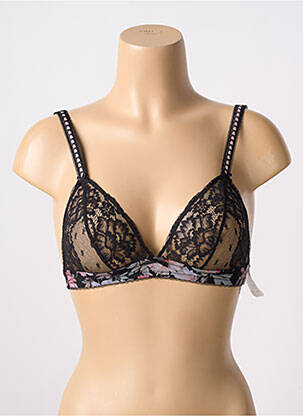 Soutien-gorge sans armature haut triangles noir AUBADE femme