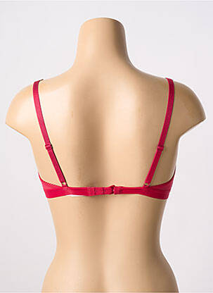 Soutien-gorge effet matière satinée haut triangles rose SIMONE X SIMONE PÉRÈLE femme