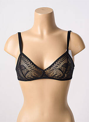 Soutien-gorge sans armature haut triangles noir PASSIONATA femme
