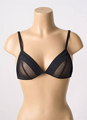 Soutien-gorge sans armature haut triangles noir CHANTAL THOMASS femme