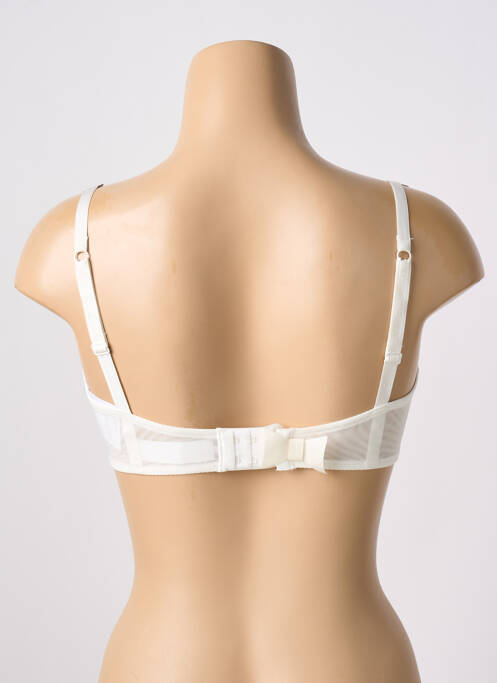 Soutien-gorge effet matière satinée haut soutien-gorge emboitant blanc CHANTAL THOMASS femme