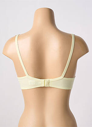 Soutien-gorge effet matière satinée haut soutien-gorge push-up jaune ETAM femme