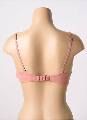 Soutien-gorge effet matière satinée haut soutien-gorge push-up rose ETAM femme