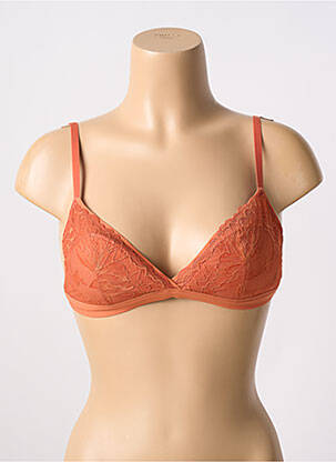 Soutien-gorge sans armature haut soutien-gorge moulé orange ETAM femme