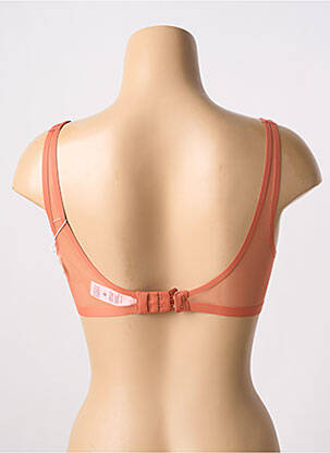 Soutien-gorge sans armature haut soutien-gorge avec mousse de rembourrage amovible orange ETAM femme