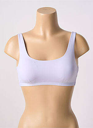 Soutien-gorge sans armature haut soutien-gorge avec mousse de rembourrage amovible violet ETAM femme