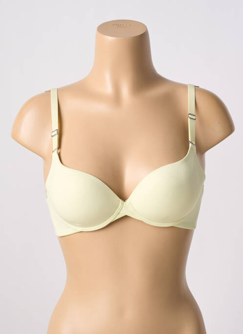 Soutien-gorge sans armature haut soutien-gorge push-up jaune ETAM femme