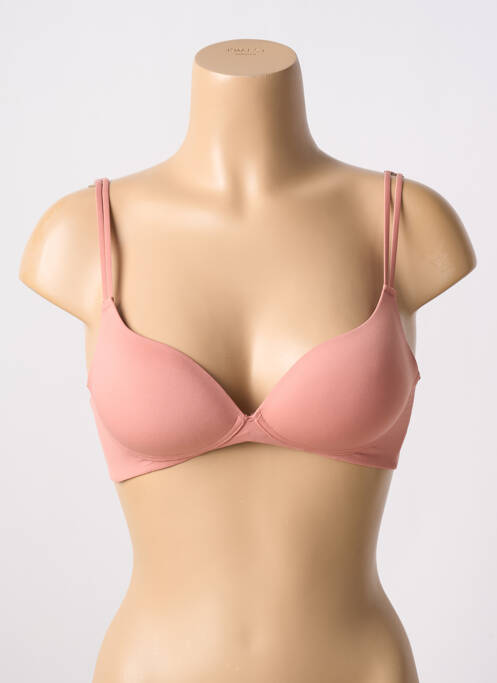 Soutien-gorge sans armature haut soutien-gorge push-up rose ETAM femme