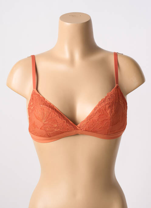 Soutien-gorge sans armature haut soutien-gorge moulé orange ETAM femme