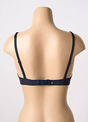 Soutien-gorge effet matière satinée haut soutien-gorge moulé bleu SIMONE PERELE femme