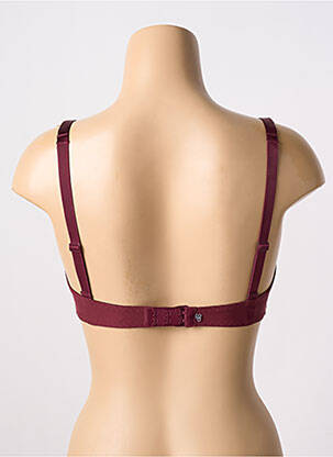 Soutien-gorge effet matière satinée haut soutien-gorge moulé rouge SIMONE PERELE femme