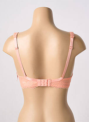 Soutien-gorge effet matière satinée haut soutien-gorge push-up orange AUBADE femme