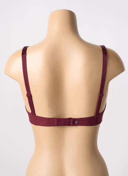 Soutien-gorge effet matière satinée haut soutien-gorge moulé rouge SIMONE PERELE femme