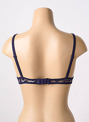 Soutien-gorge effet matière satinée haut soutien-gorge push-up bleu PASSIONATA femme