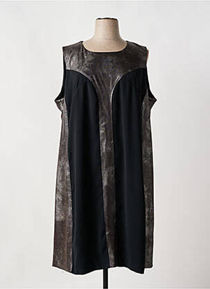 Robe mi-longue sans manche sans manche noir JEAN DELFIN femme