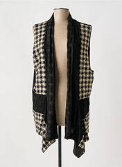 Gilet sans manche noir FRANCK ANNA pour femme seconde vue