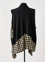 Gilet sans manche noir FRANCK ANNA pour femme seconde vue