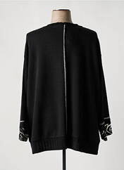 Pull noir FRANCK ANNA pour femme seconde vue