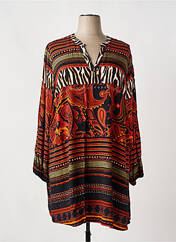Robe courte orange CHALOU pour femme seconde vue