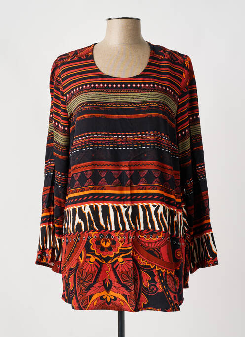 Blouse orange CHALOU pour femme